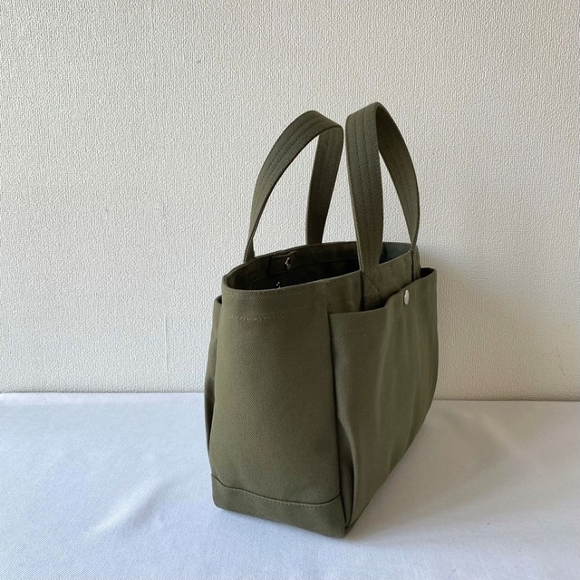 【全9色】「ふっくらトート」小サイズ／倉敷帆布 8号帆布【受注制作】