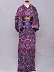 【受注商品】Rumi Rockきもの「幸福の王子」ブラック　[A561]