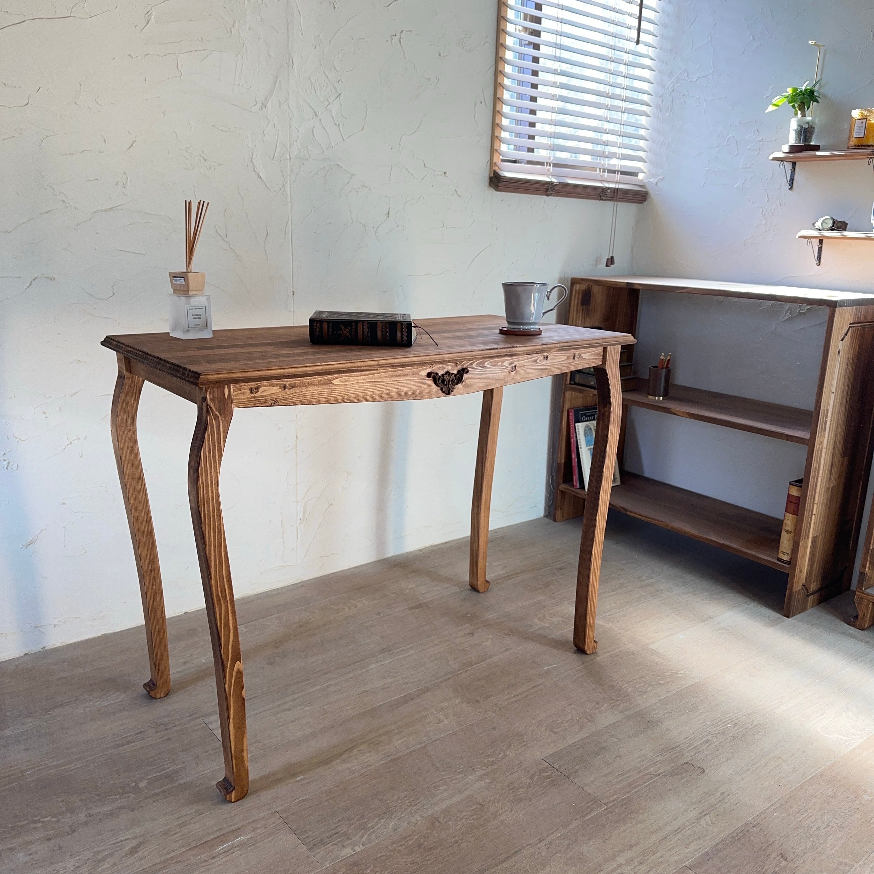 英国スタイル 猫脚コンソールテーブル W106