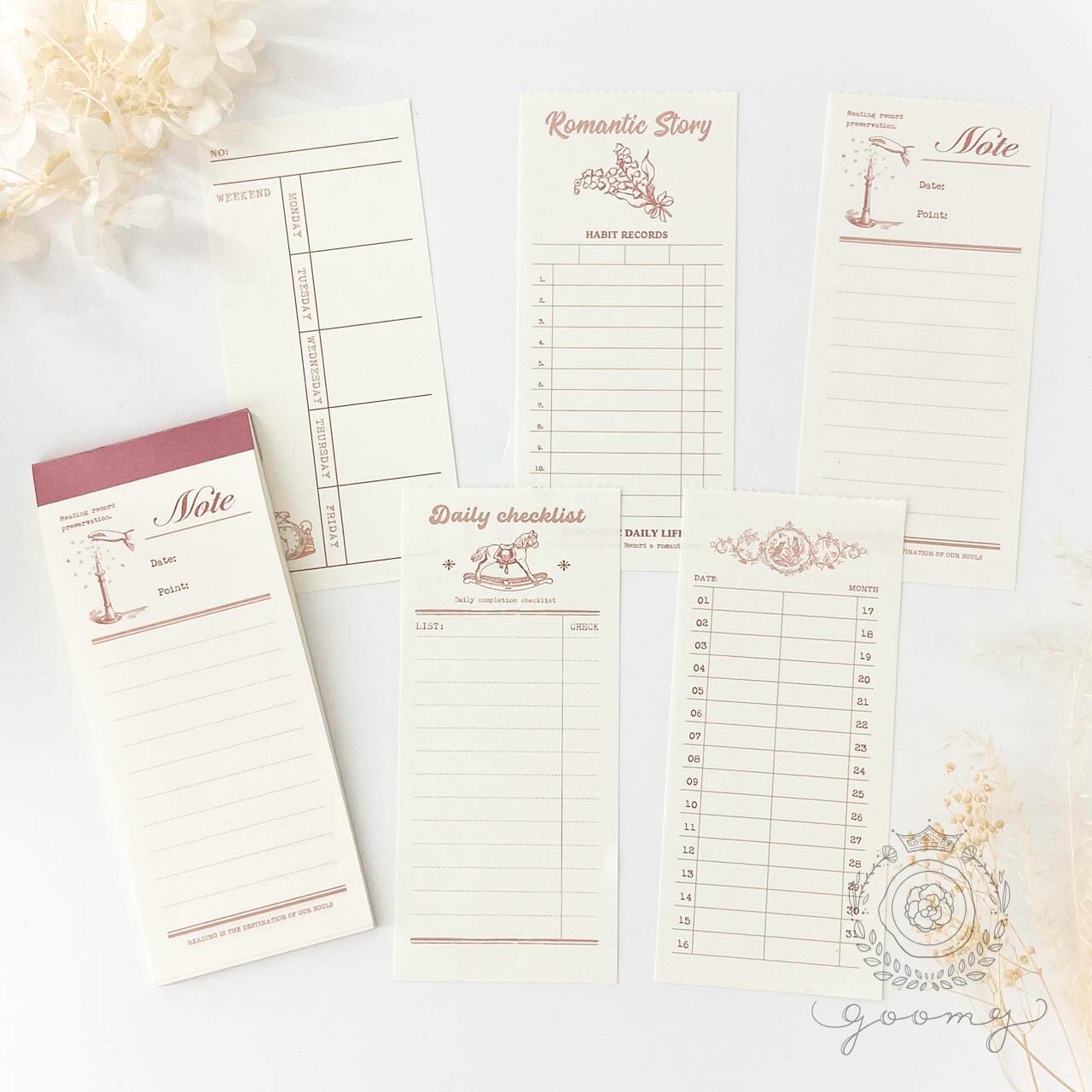 素材2種デザインメモパッド 4 <P385>