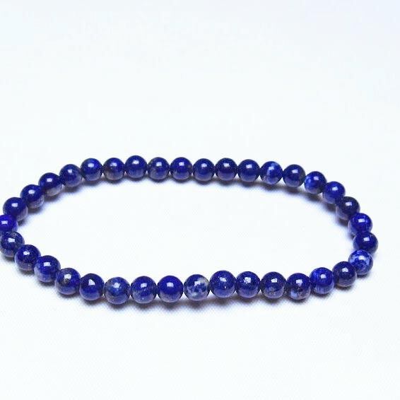 ラピスラズリ ブレスレット 5mm 一点物 メール便可 [M便 1/10] 111-48327