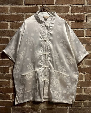 【Caka act3】Dragon Pattern Vintage S/S China Shirt