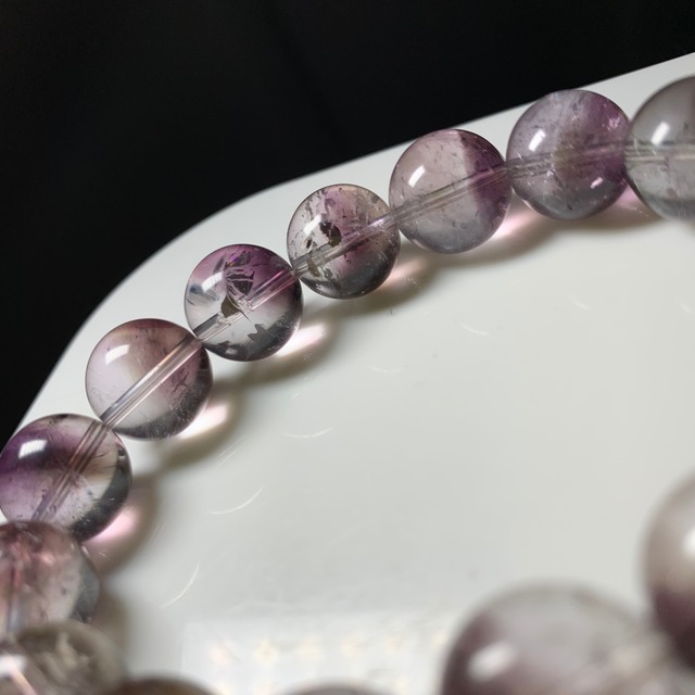 スモーキーアメジストエレスチャルブレスレット