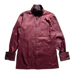JEAN PAUL GAULTIER HOMME crocodile embossed switching shirt