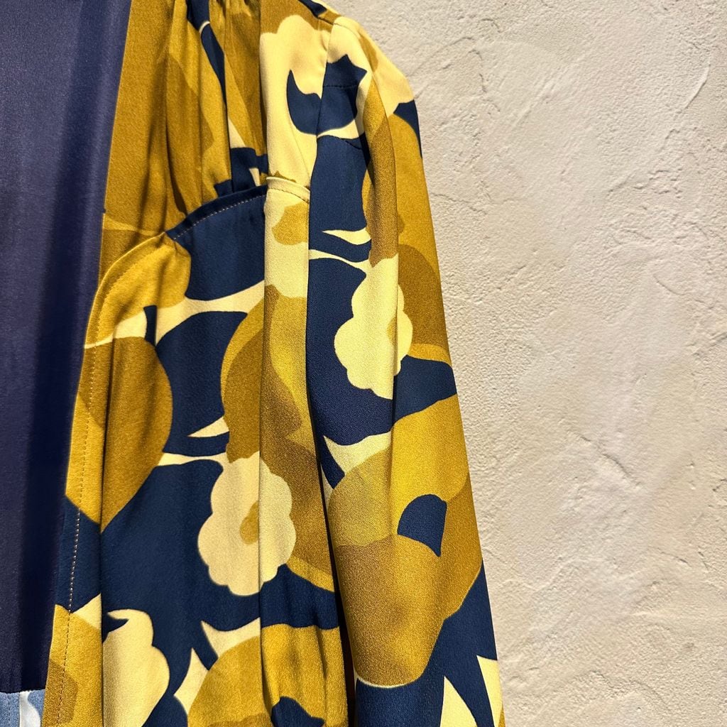 DRIES VAN NOTEN ドリスヴァンノッテン Floral Dress ドレス イエロー