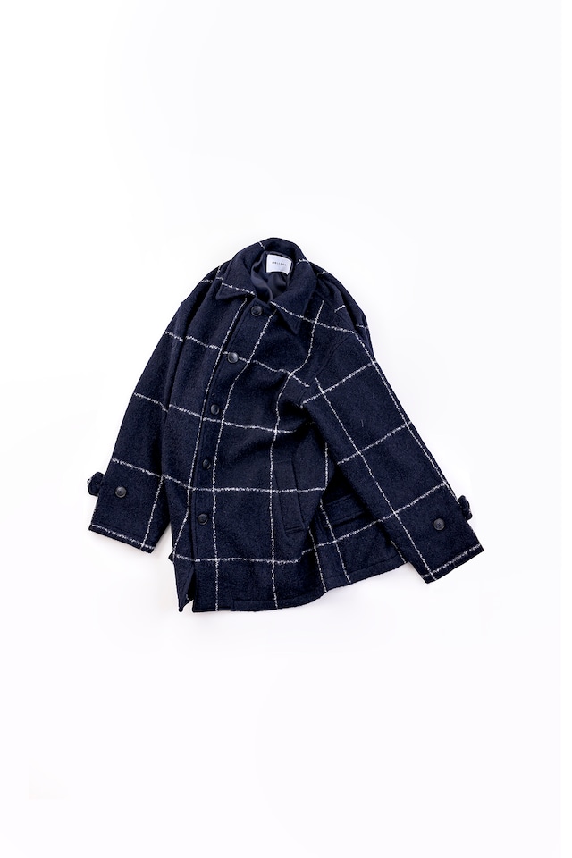 Windowpane Car Coat