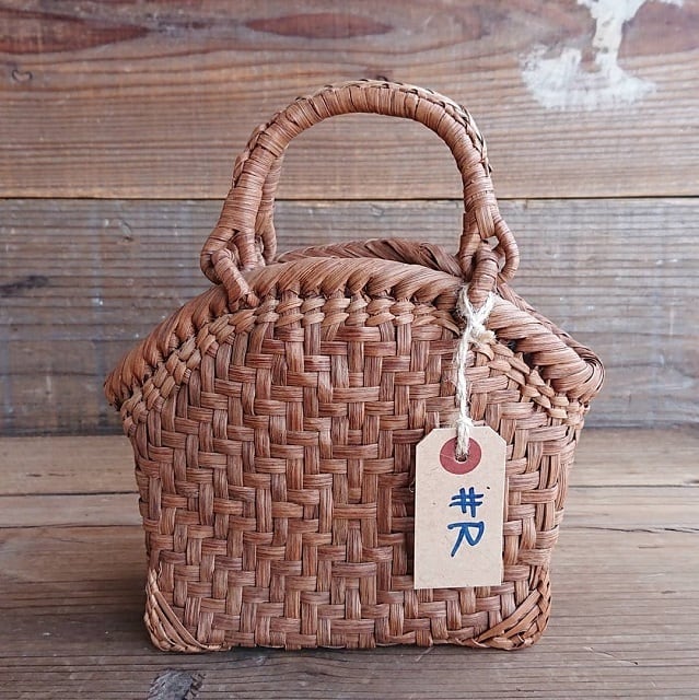 送料無料】山葡萄 籠バッグ 内布付き #1535 網代編み | shoprahu