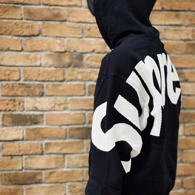 SUPREMEシュプリーム 23SS Cropped Panels Hooded Sweatshirt