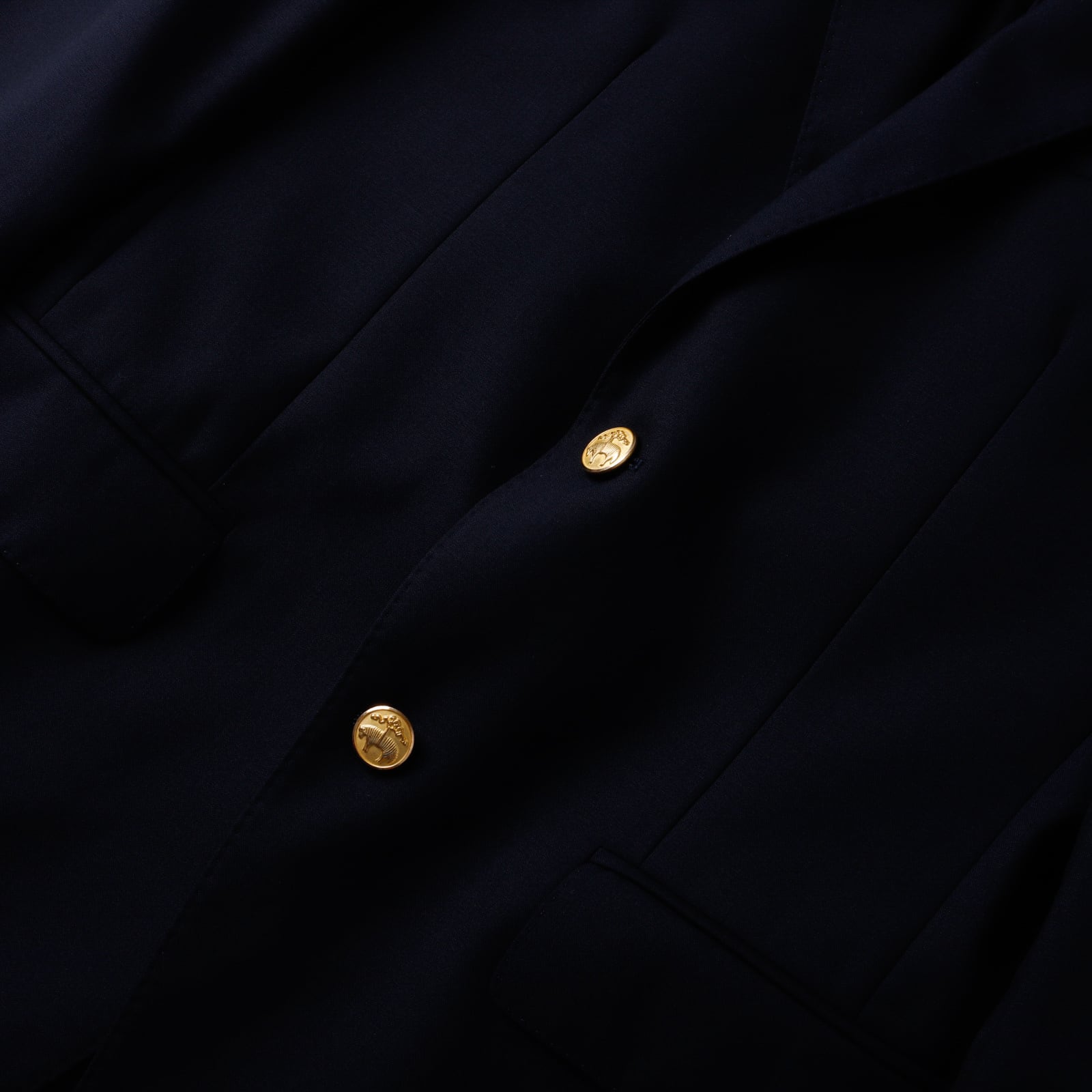 極美品】BROOKS BROTHERS Loro Piana wool Navy blazer size38 made in