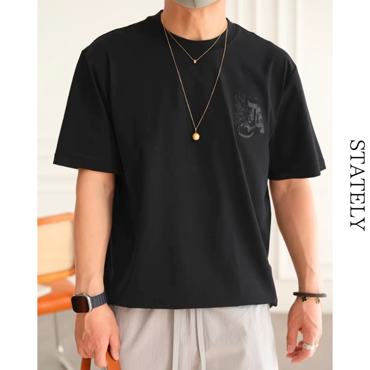 Shadow Art バックプリントTee/2color_T242・画像6