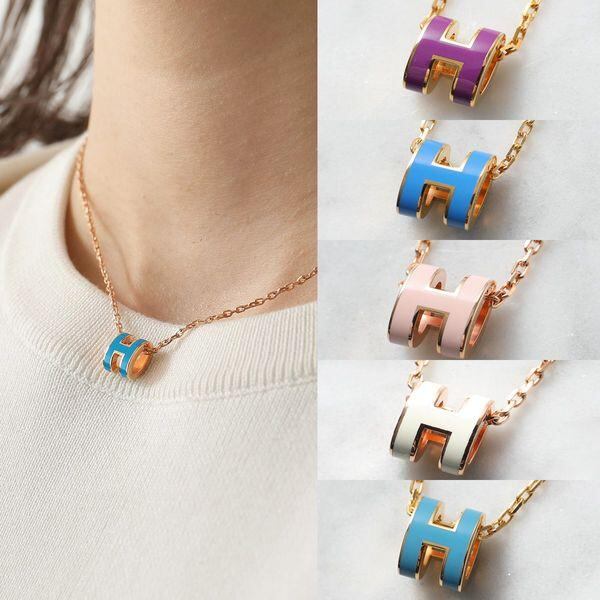 HERMES HERMES エルメス ネックレス ポップアッシュ ミニ Pop H MINI  