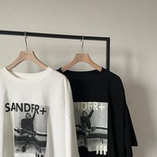 photographアートtee/ホワイト