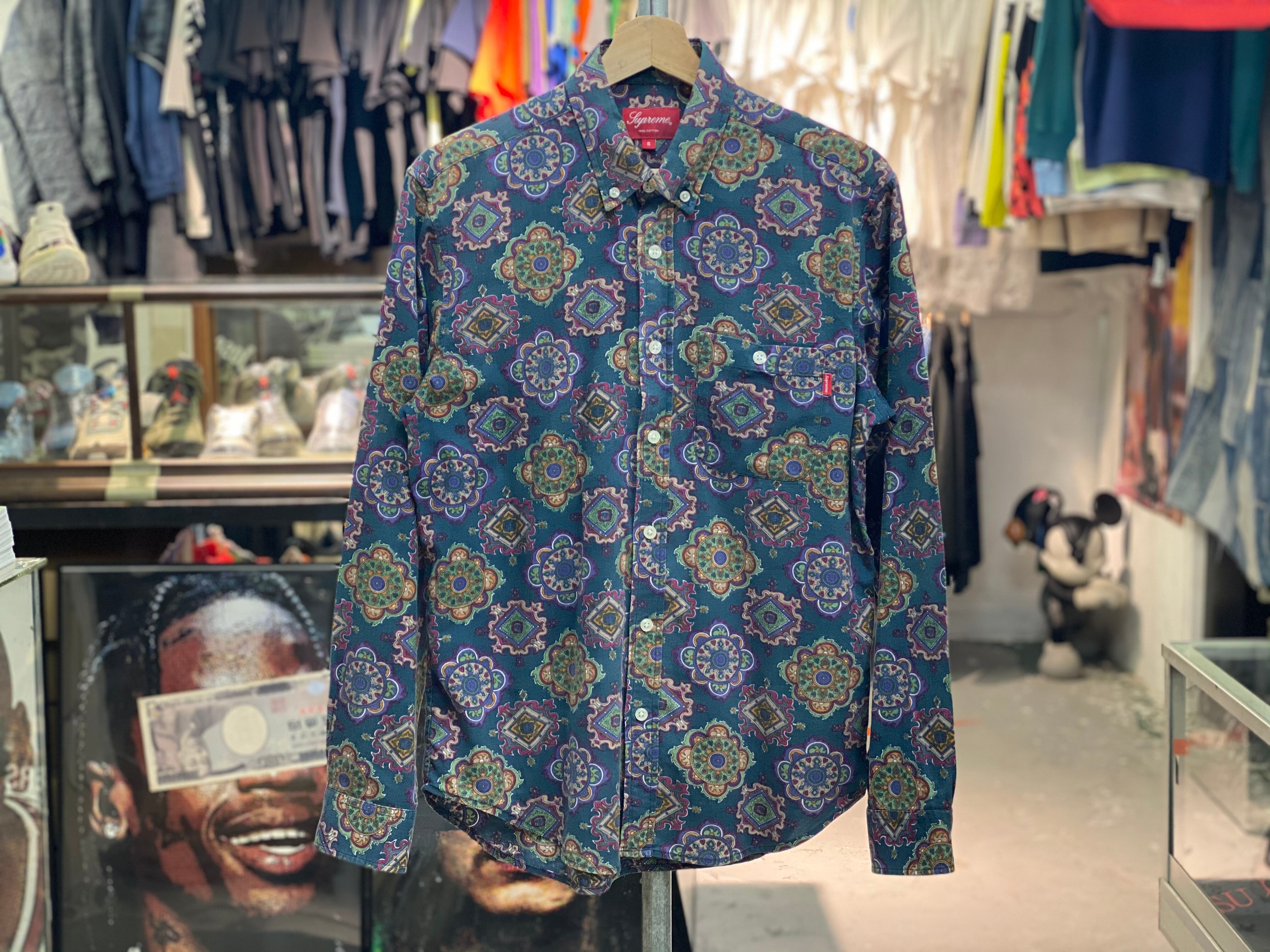 ゲリラセール Supreme OTTOMAN SHIRT SMALL NAVY 52415 | BRAND BUYERS