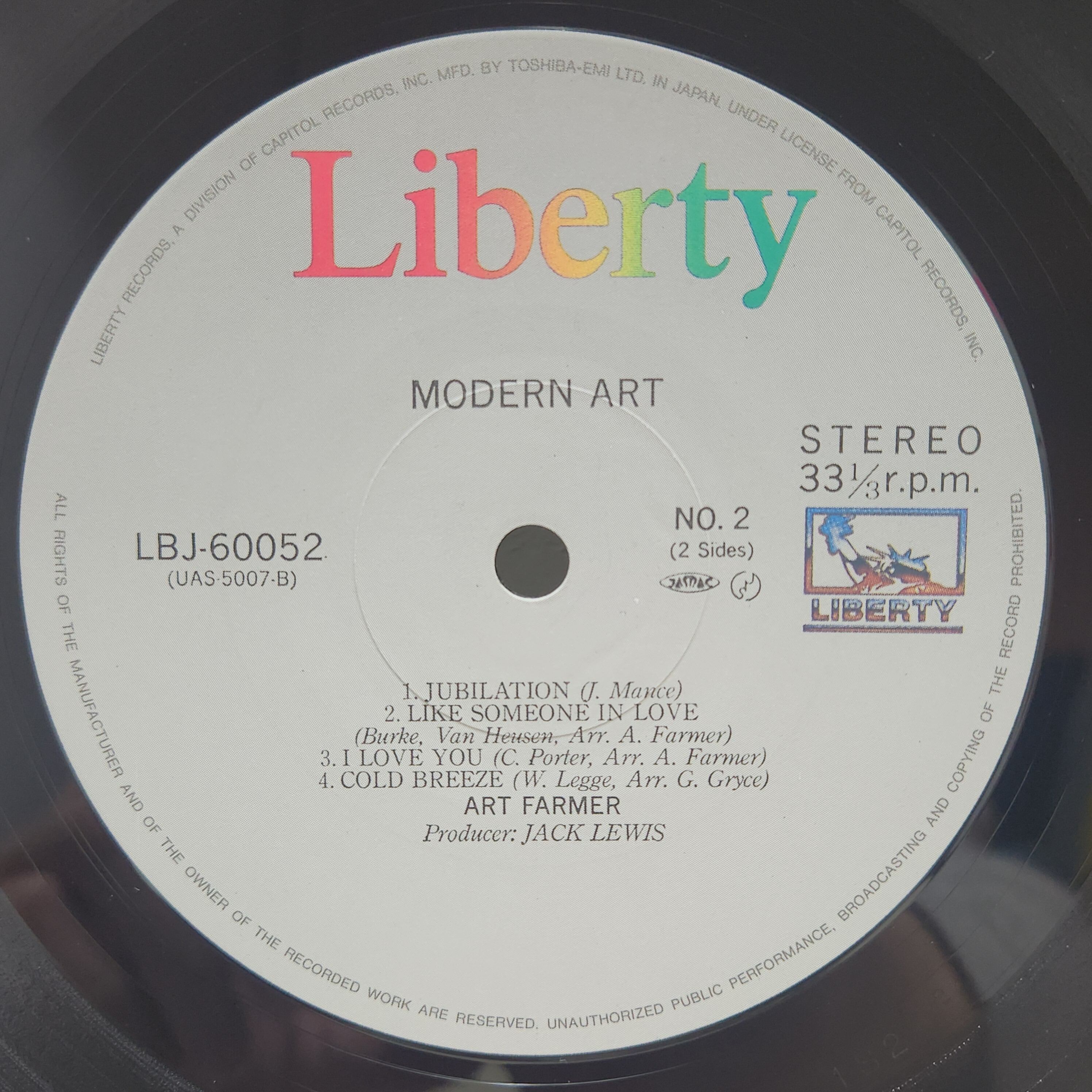Art Farmer / Modern Art [LBJ-60052] - 画像3