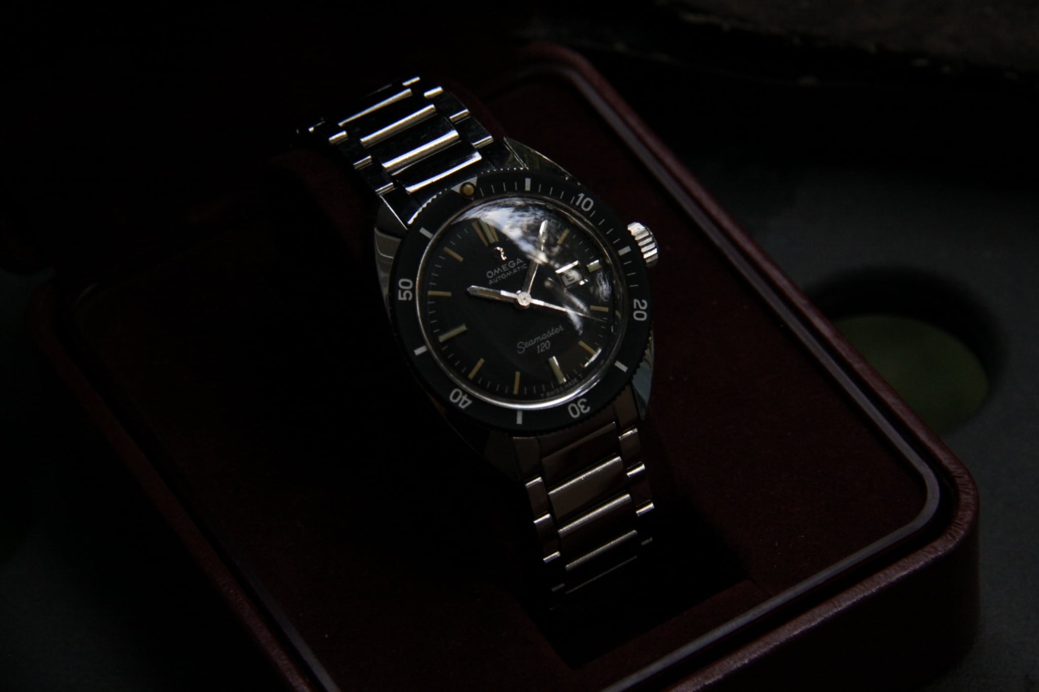 OMEGA】1960s シーマスター120 ボーイズサイズ 純正キャタピラブレス/3