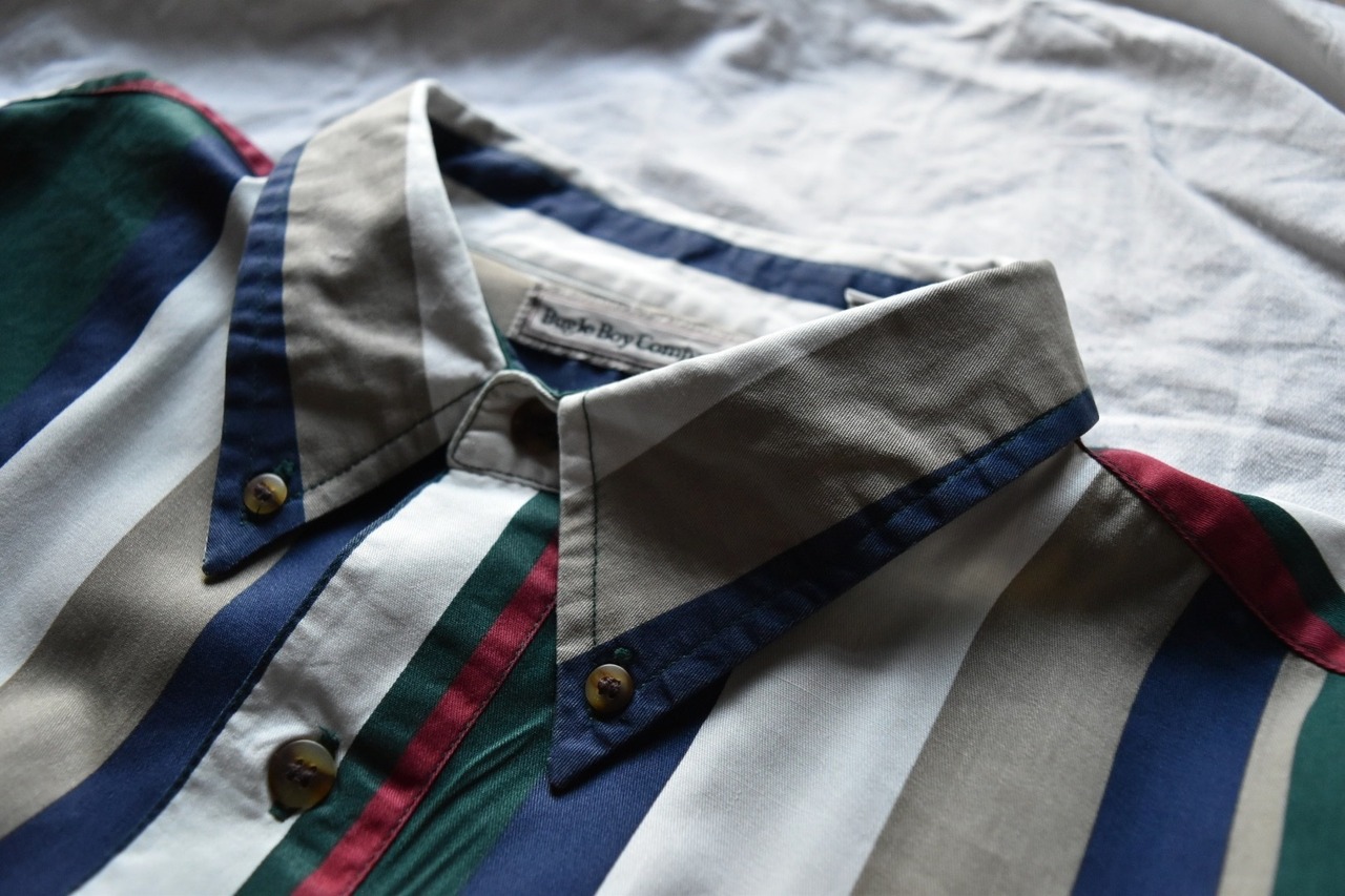 Design Stripe Button-Down Shirt
