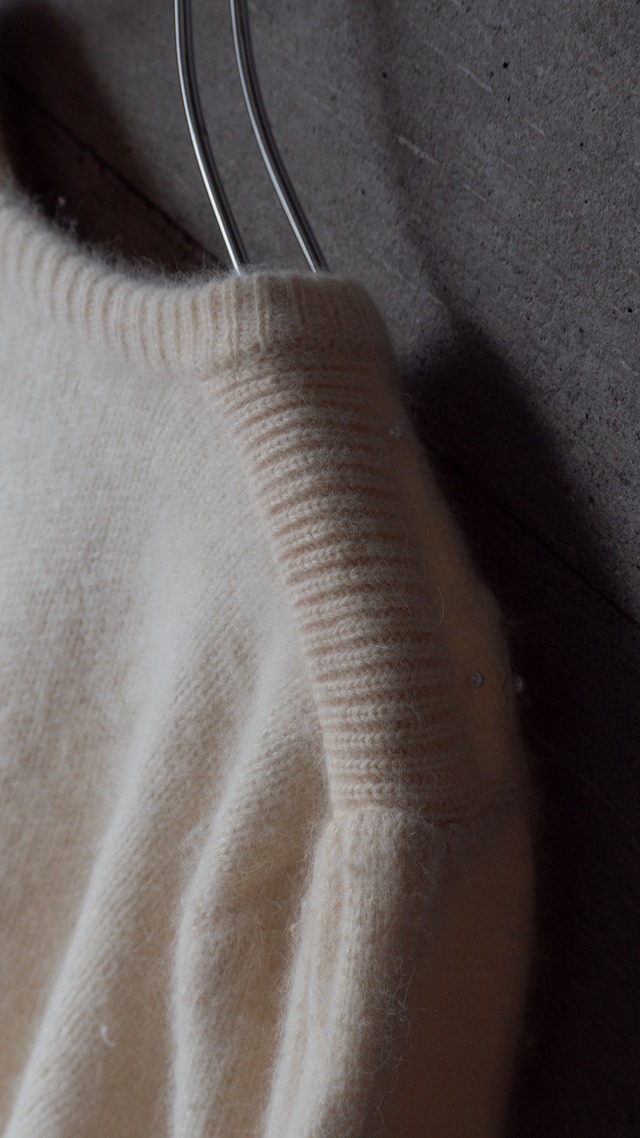 "VIOLE ELEGANCE" 1980s Wool angola promix knit