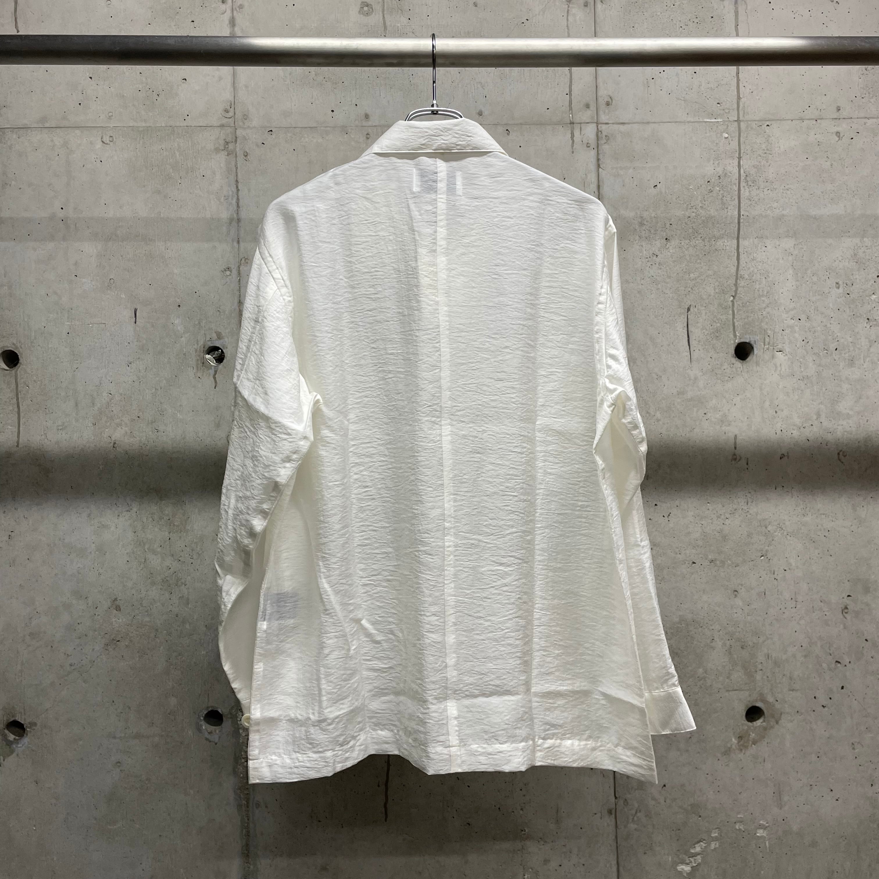 RAINMAKER】ETHEREAL WORK SHIRT_WHITE | marfa store