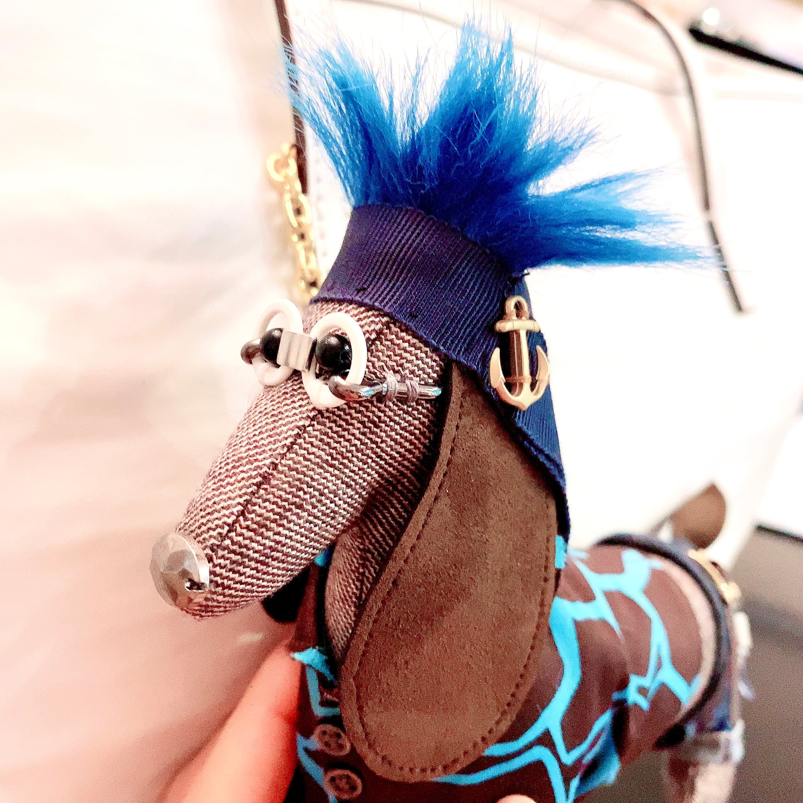 ハッピーダックス/イヌ（RICK リック）茶×ブルー/KO4878I | norikabody