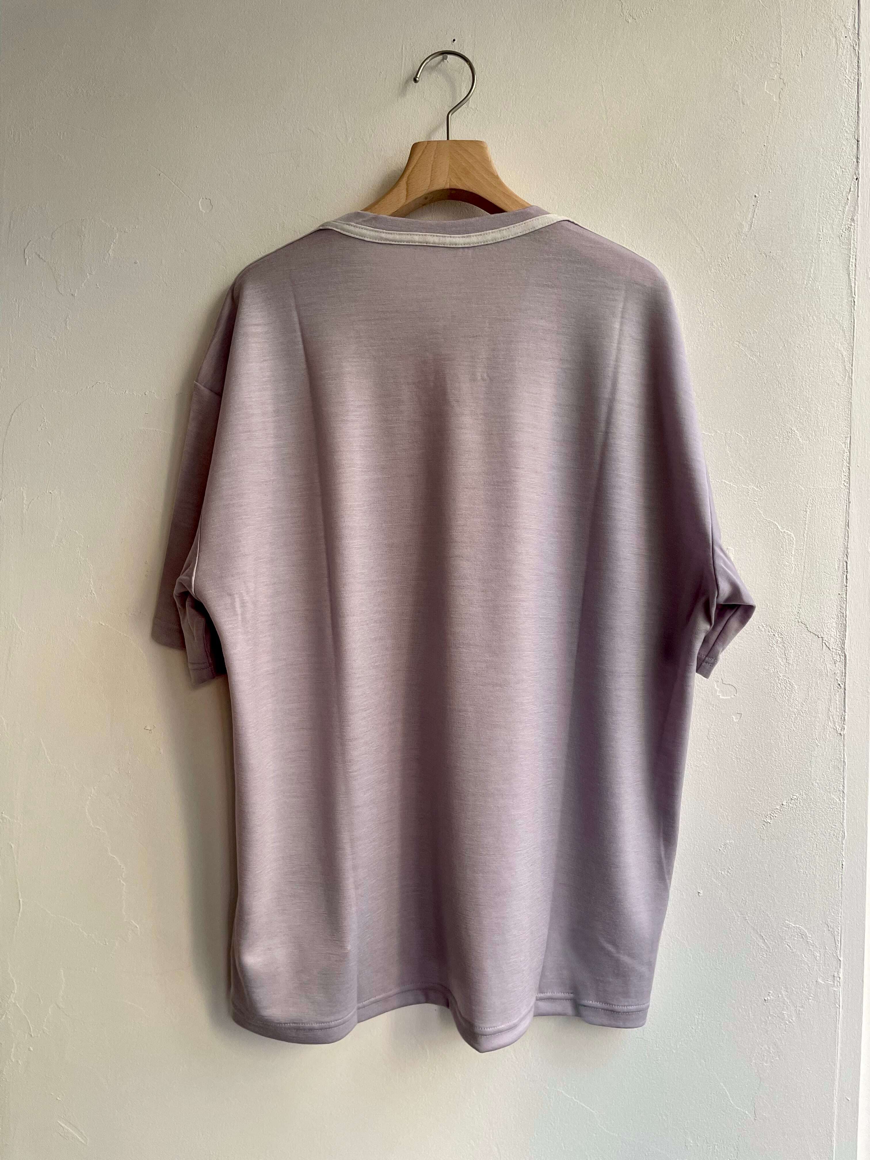 BUDO(ブドー) Merino Wool Short Sleeve mauve | play field mountain