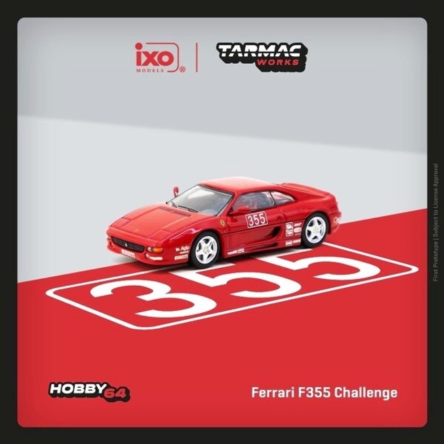 Tarmac Works 1/64 フェラーリ Ferrari F355 Challenge Presentation T64-083-PRE