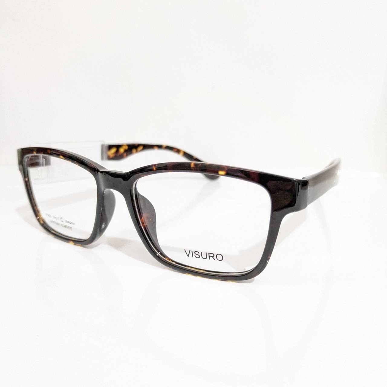 【VISURO】ウエリントンセルフレーム デミブラウン