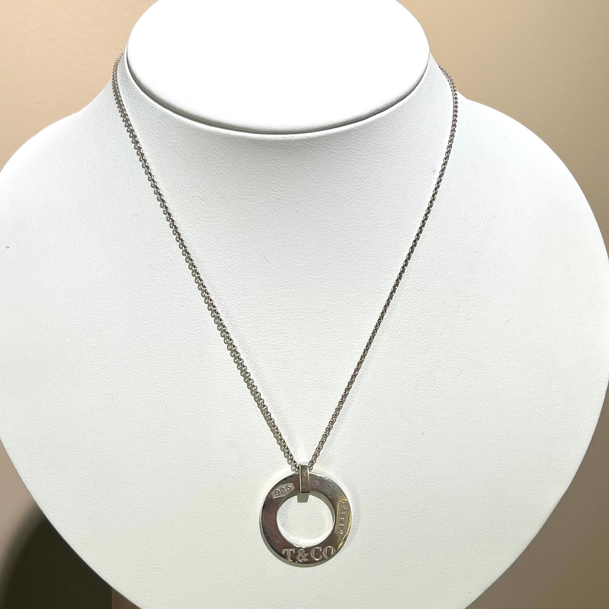TIFFANY&CO.】2523 1837 T&CO ティファニー モンタージュ サークル