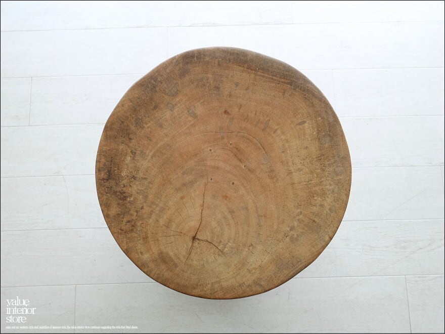 無垢材 スツールHour/N イス 椅子 サイドテーブル 花台 木製スツール