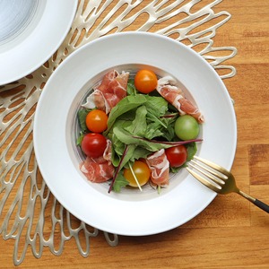 【まるふくオリジナル】有田焼　Whitepearl×Grayリムボウル　33-108