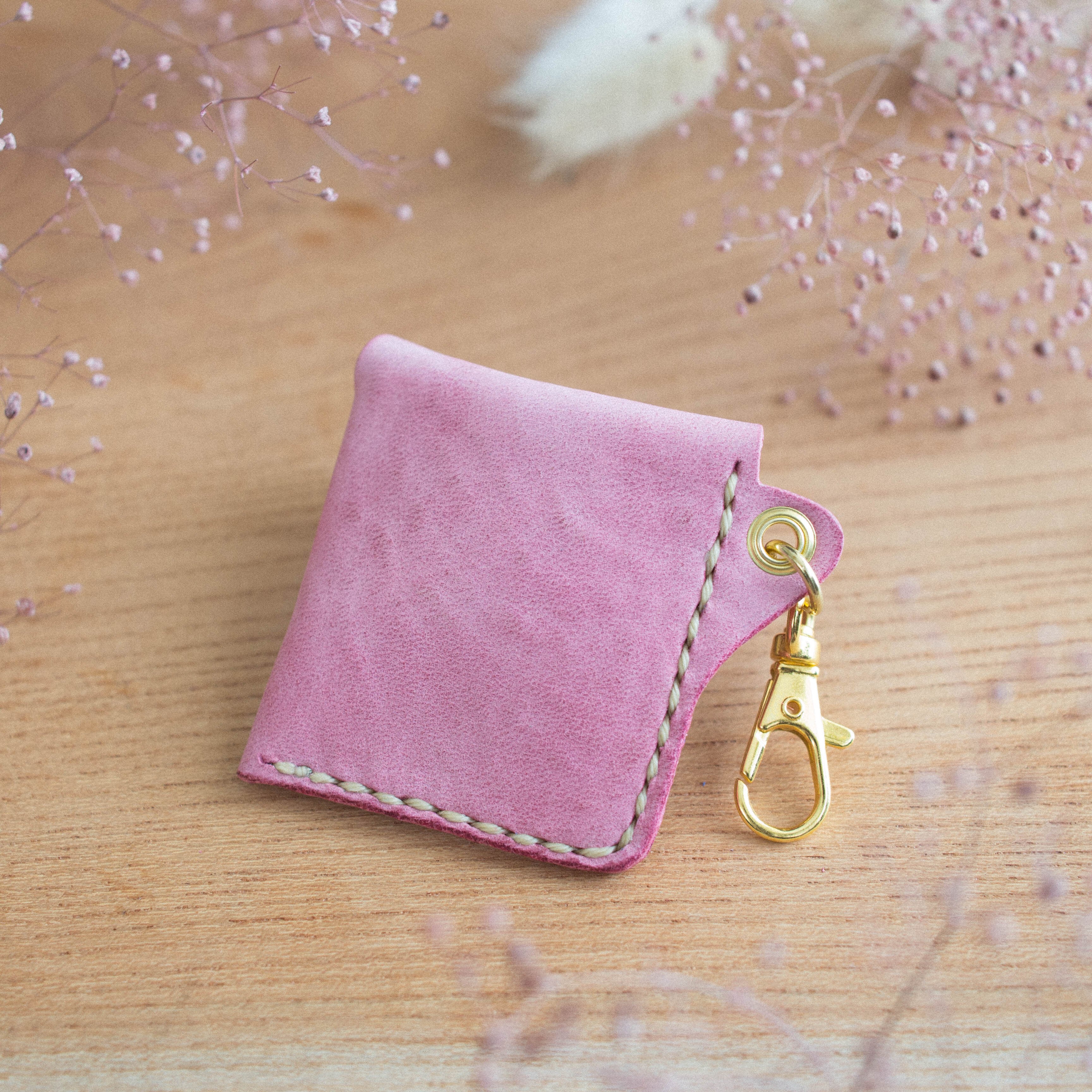 あくあ　気まぐれお値引き中　ヌメ革ナチュラル、ハラコバンビのシザーケース あくあ様専用 気まぐれお値引き中 ヌメ革ナチュラル