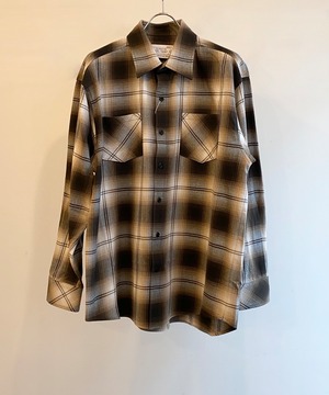 Rafu/Rafu001 standerd shirt(BROWN)