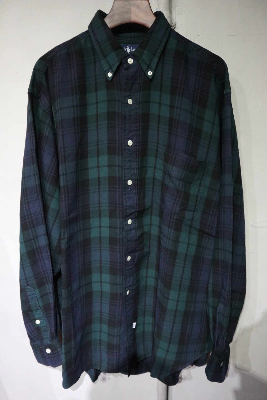 polo ralph lauren ラルフローレン レーヨン 長袖 B.D ボタンダウン 