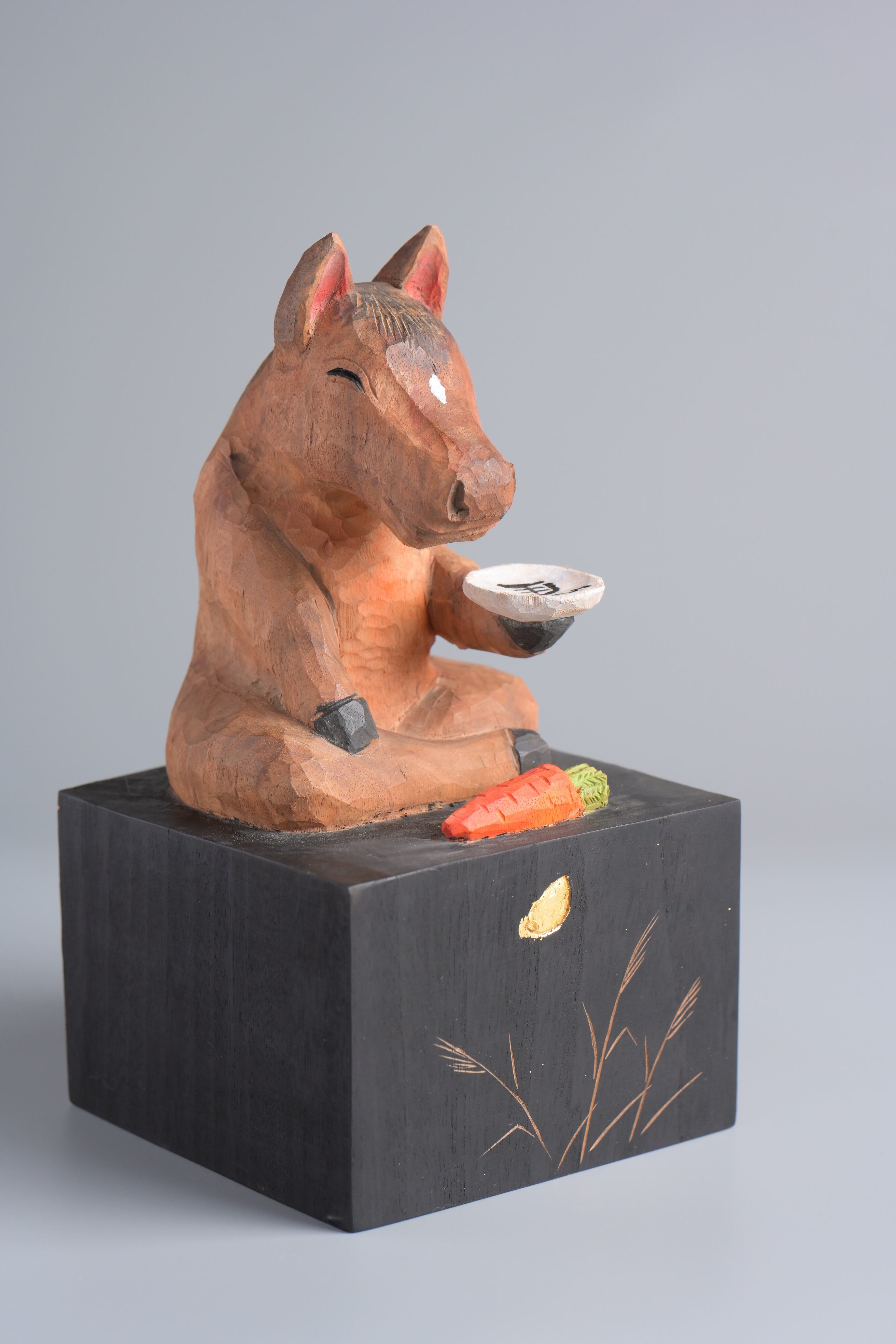 受注生産 2026干支 午（うま）但馬木彫 松田政斗 | Gallery KusuKusu