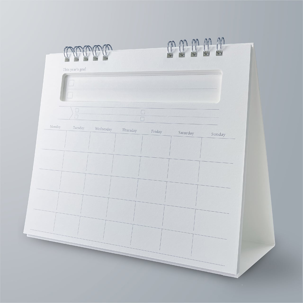 目標達成カレンダー・夢実現カレンダー／2年分・28P】 | blueprints