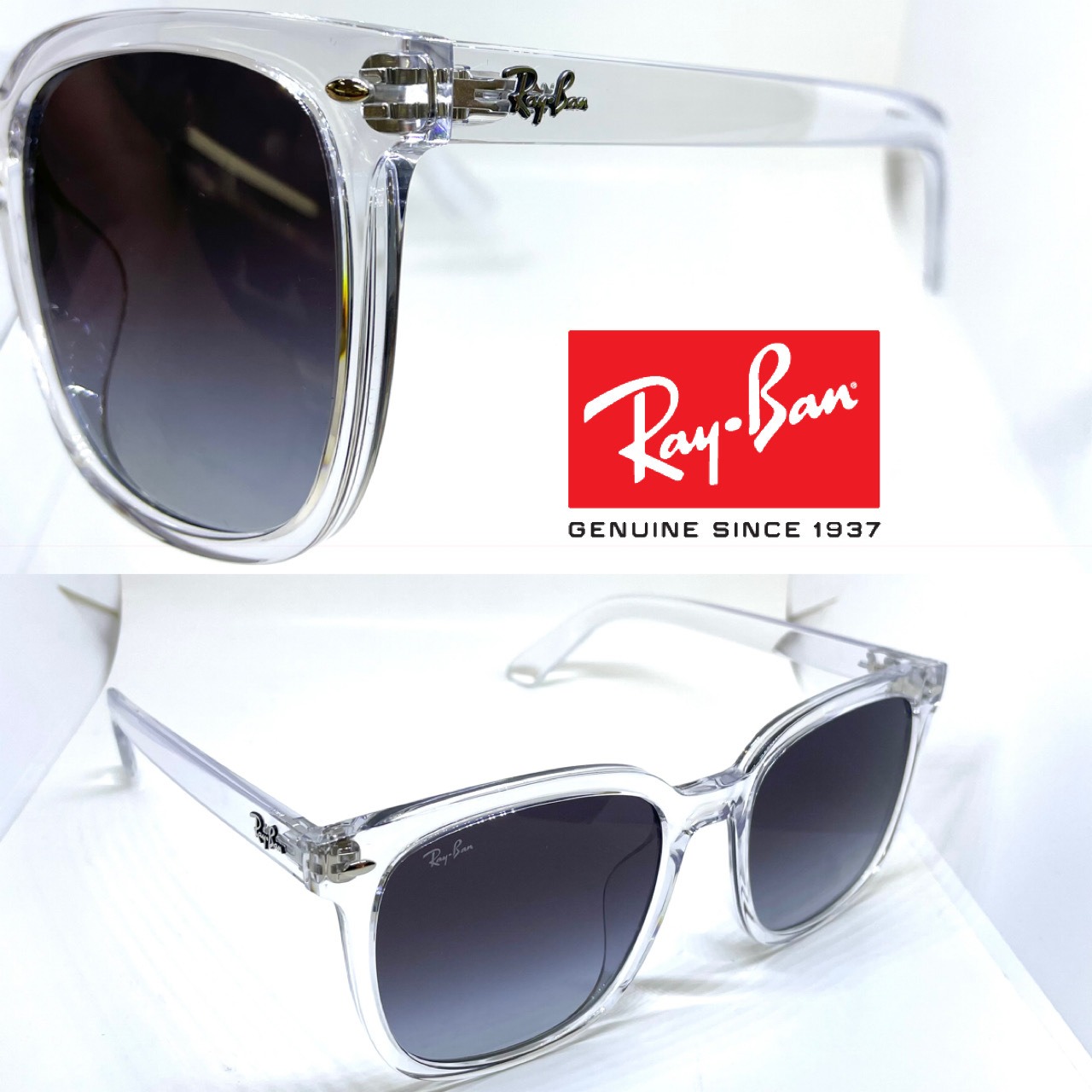 Ray Ban レイバン サングラス RB4401D 6447/8G クリア | メガネ 