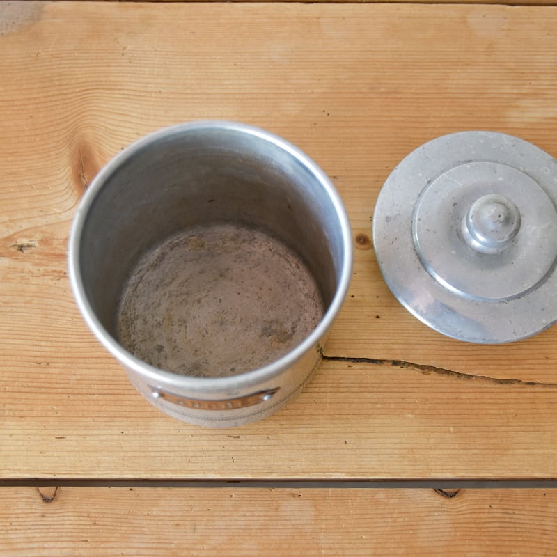 French Aluminum Canister 5P set / フレンチ アルミ キャニスター 5点