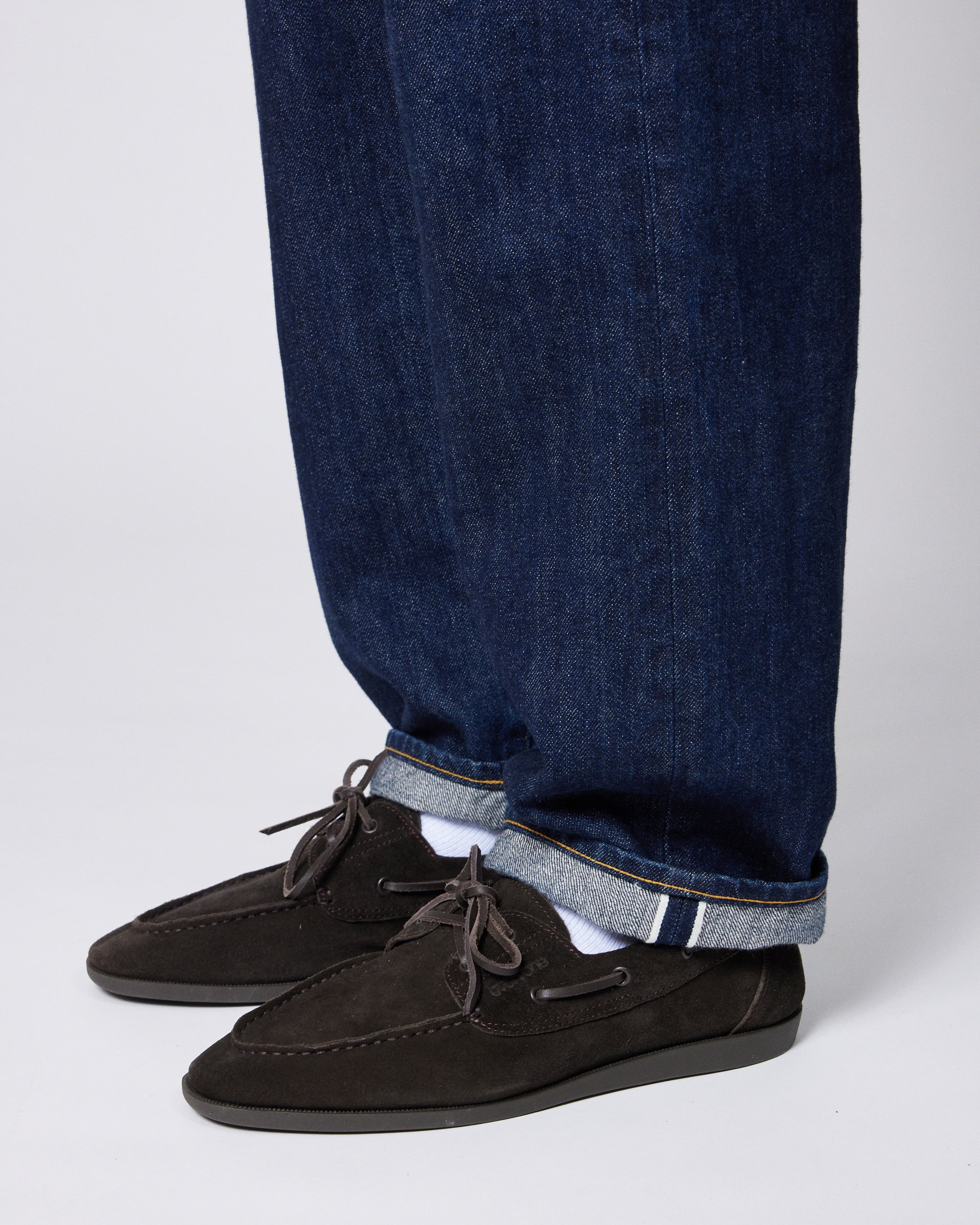 SUICOKE everyone suede deck shoes (D.BROWN) | everyone