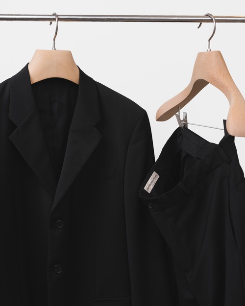[2001] "EMPORIO ARMANI" Super 140's Wool Suit -Dead Stock-(Made in Italy)