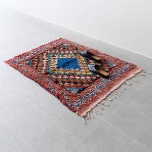 【Vintage】モロッコ・ヴィンテージラグ BC-15 "82cm×112cm"