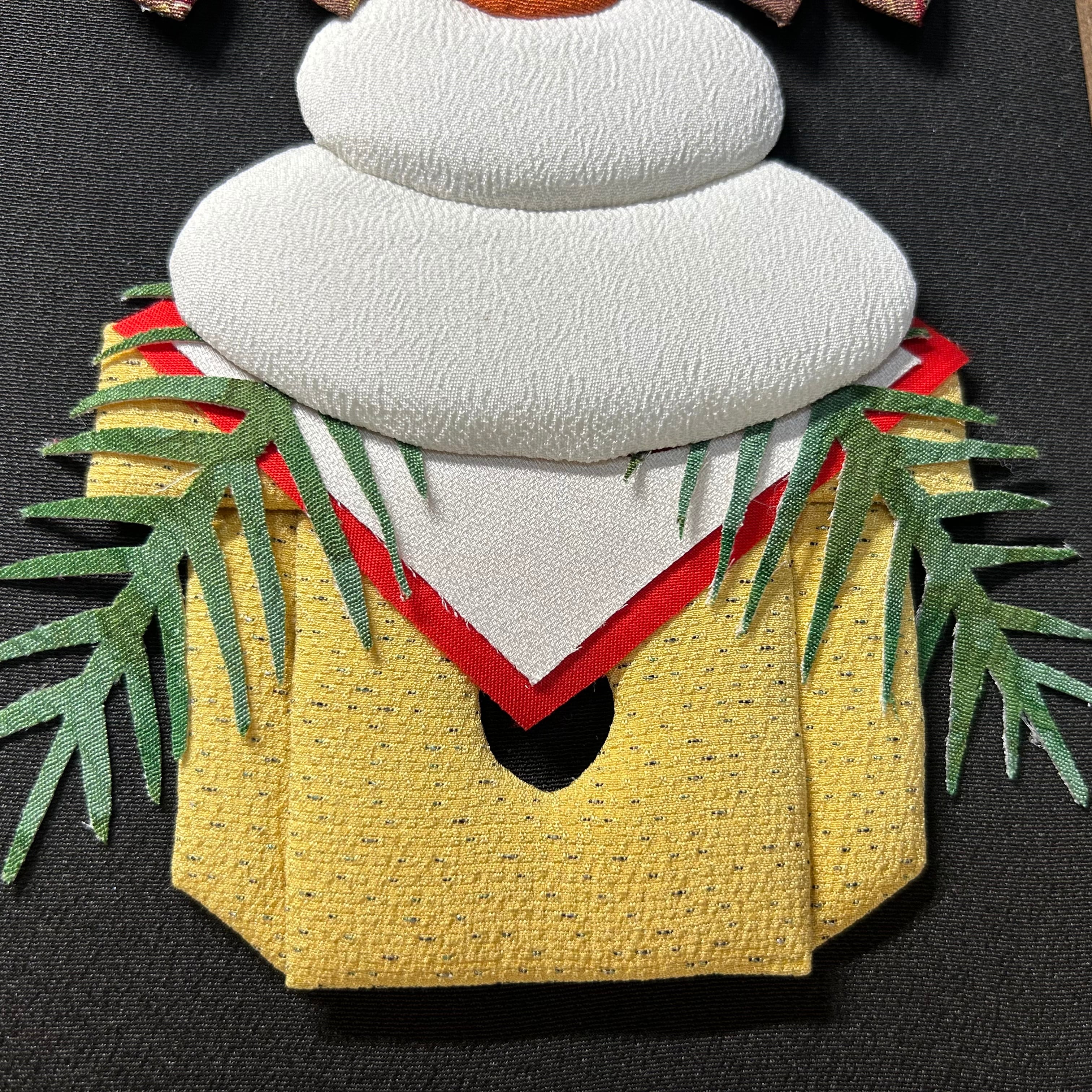 鏡餅の押絵（額入り） 【OS-001】 | 手づくり工房 とも