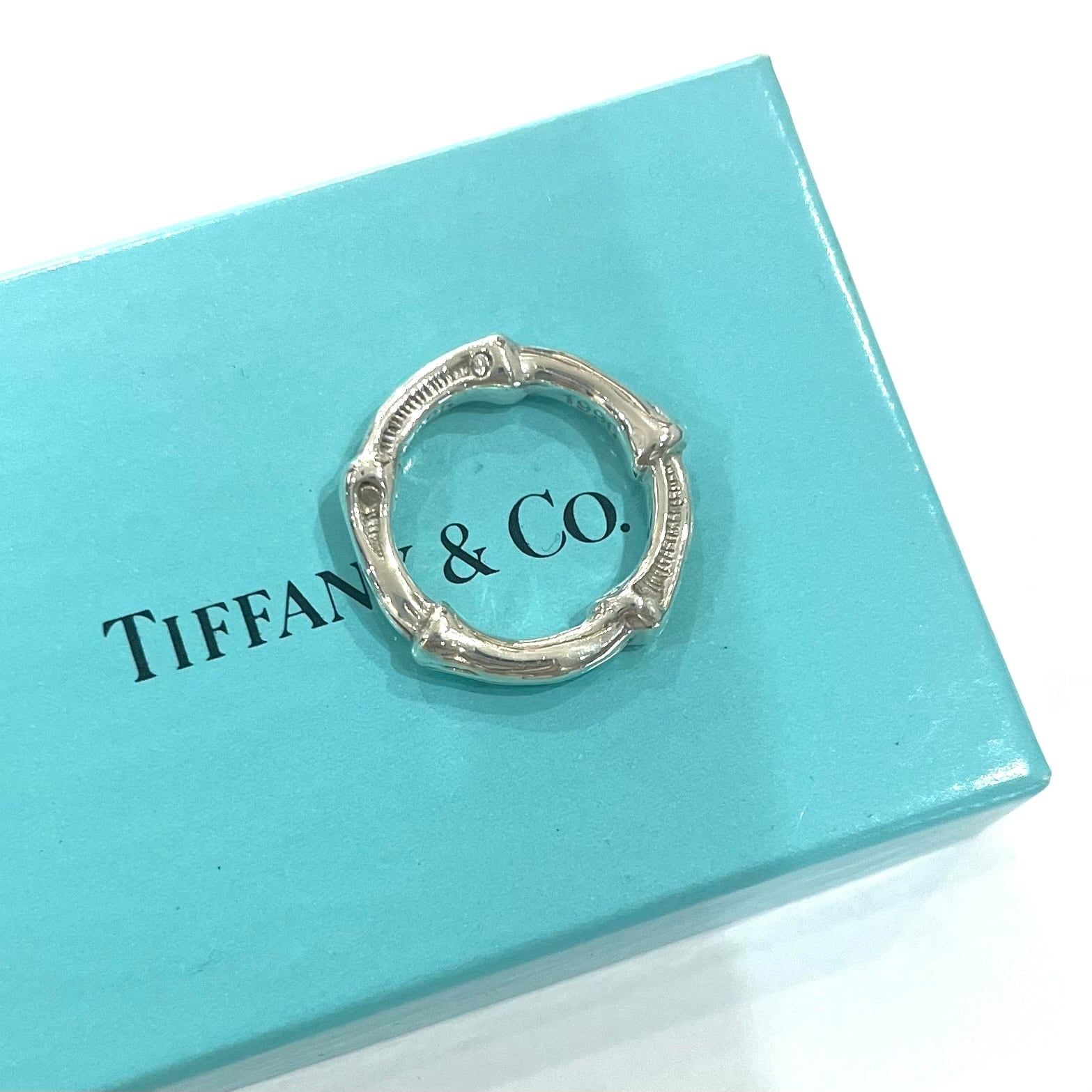 TIFFANY&CO.】2405 TIFFANY &CO ティファニーバンブーリング 11-12号