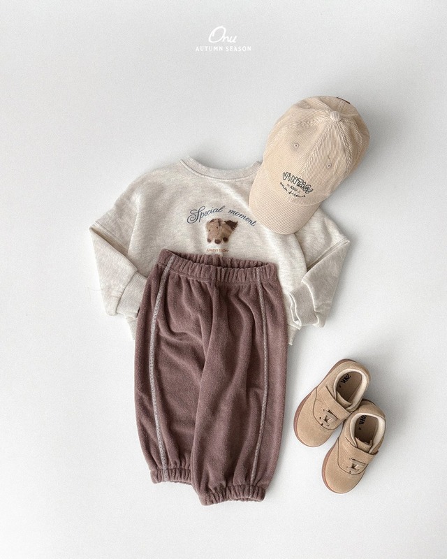 《予約》送料無料【ONU】Boucle Terry Pants