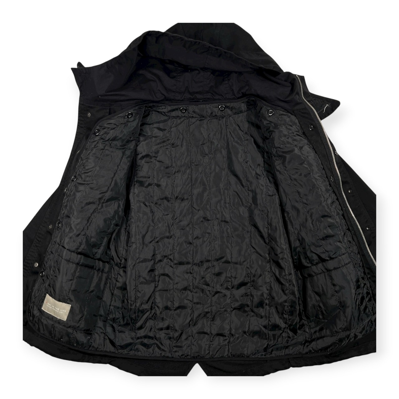 A DAY IN THE LIFE ユナイテッドアローズ UNITED ARROWS モッズ コート ミリタリー ジャケット サイズ M /ブラック