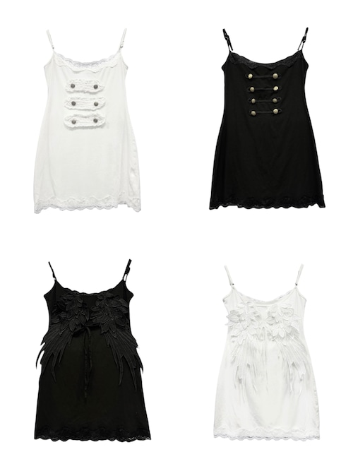 【RINBIRTH】Wing Form Dress 40027