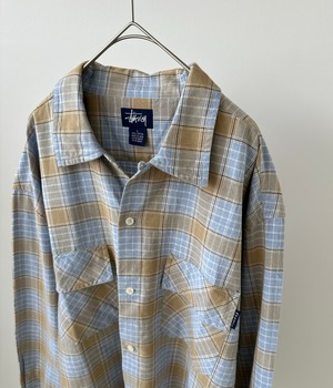 -Stussy- Vintage 90s L Check Shirt