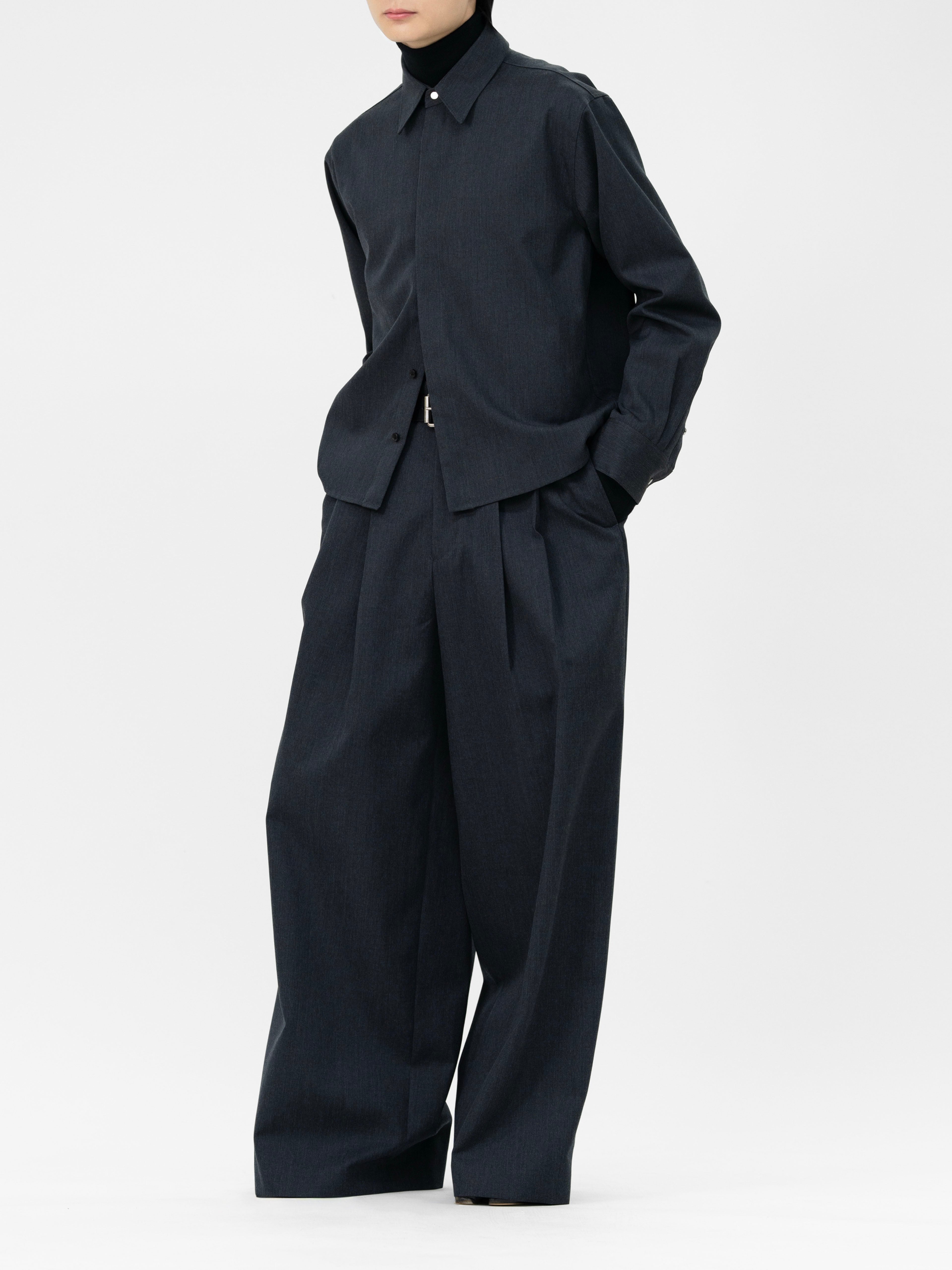 オ*バ様 LAPIIS HEAVY WOOL GABARDINE DOUBLE 704291c874e645fd03ca674af76b41
