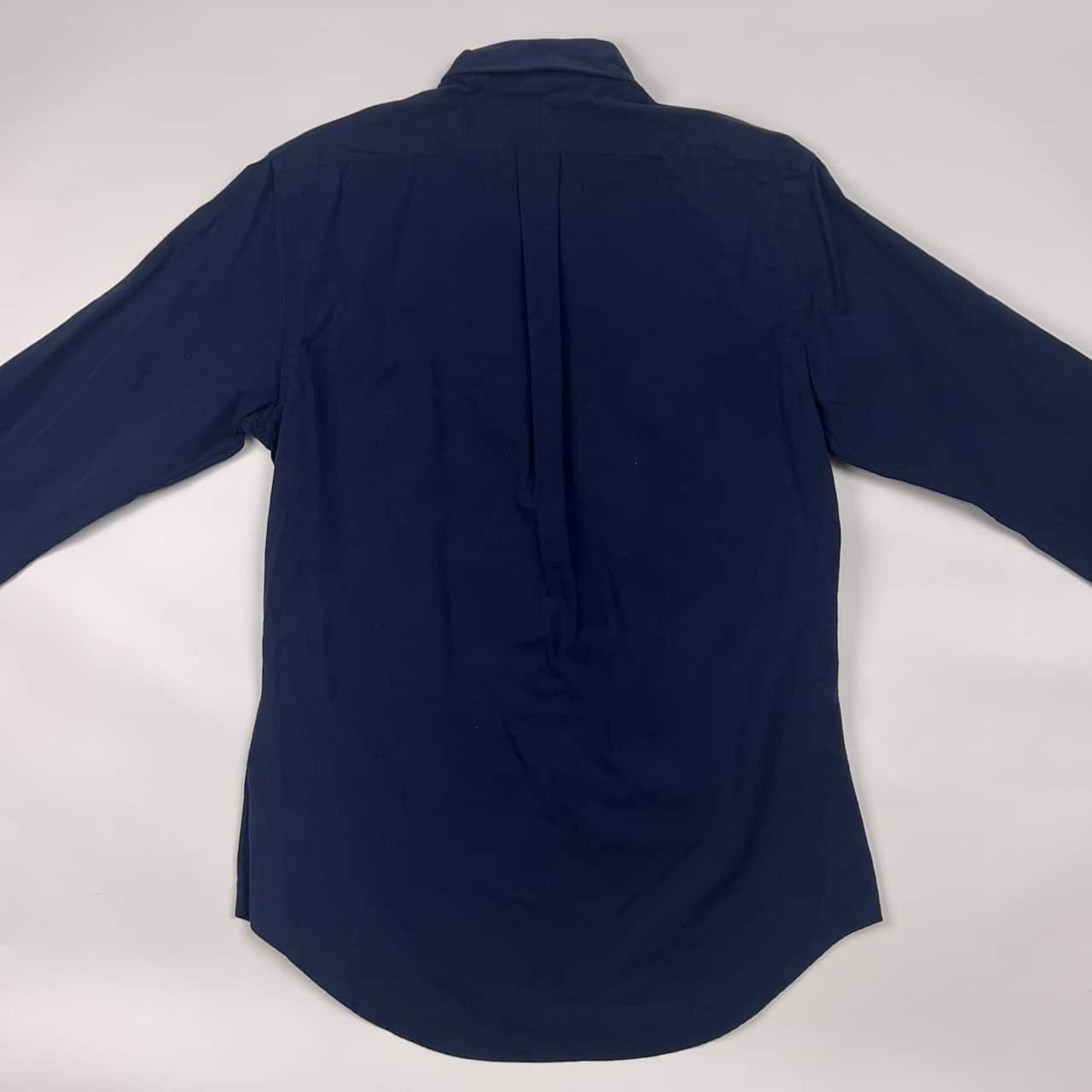RALPH LAUREN ラルフローレン SLIM FIT BD ボタンダウン 長袖シャツ M/ネイビーメンズ