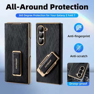 ◆Galaxy Z Fold 7/6◆ Dual Strap Leather Phone Case / デュアル ストラップ レザー スマホケース