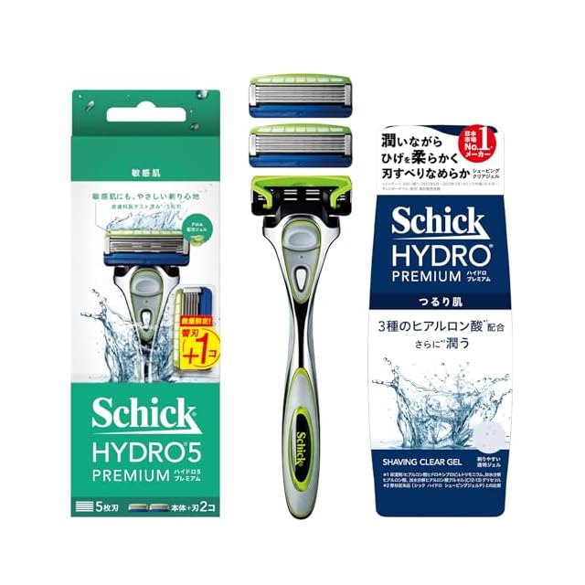 Schick(シック)プレミアム 敏感肌 ホルダー＋シェービング剤セット