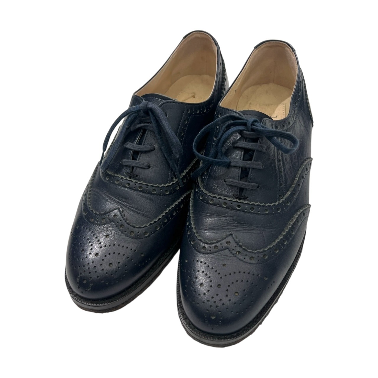 Karl Helmut カールヘルム ウイングチップ レザーシューズ L/ネイビー